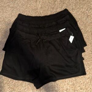✨ New Old Navy Black Vintage Extra High Rise 3” Seam XXL Shorts Set of 3! ✨
